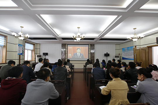 集团公司学习现场